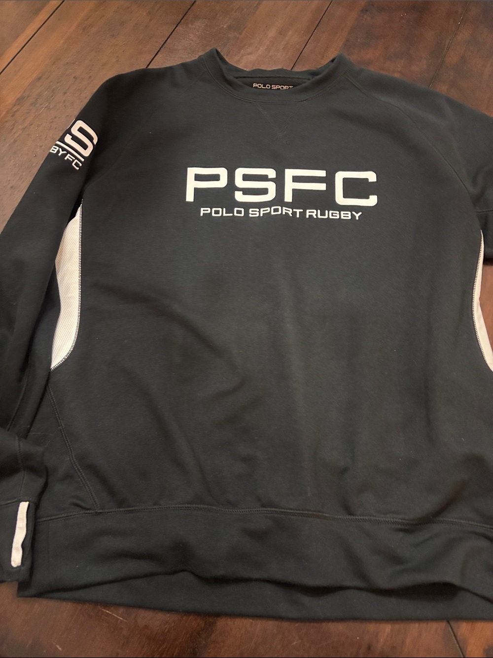 Polo Sport Rugby by Ralph Lauren Black PSFC Performance Pullover - Thumbholes